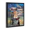 Stupell Industries Painting Up A Storm Floating Frame, design by Ronald West